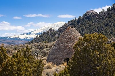 Ward Charcoal Ovens outside Ely, Nevada
These ovens are pretty high up over the valley floor, and the view was pretty nice.
